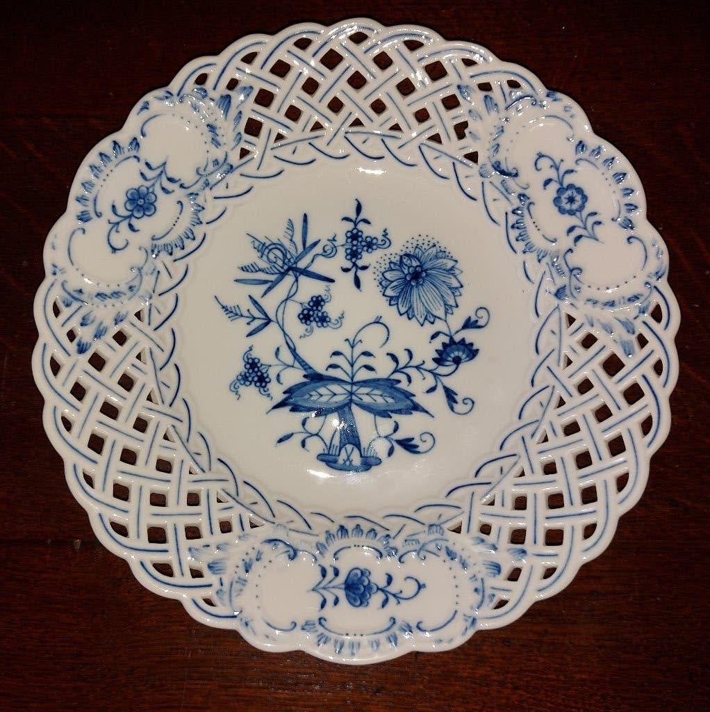 Origineel Meißen Porseleinen bord (interbellum 1918-1924), Ophalen of Verzenden