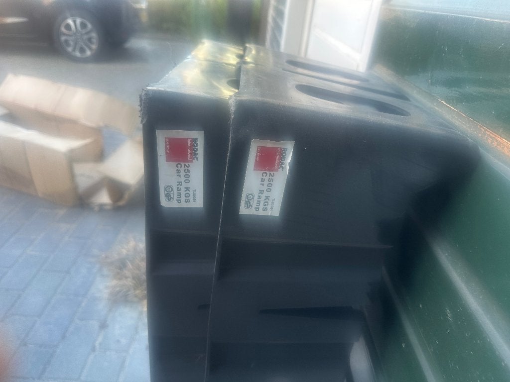 Rodac oprijbokken, Auto diversen, Autogereedschap, Ophalen, Zo goed als nieuw