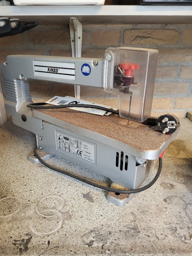 Elektrische figuurzaag, Ophalen, Gebruikt, Metaal, Elektrisch