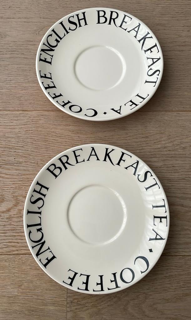 Black Toast English marmalade schoteltjes emma bridgewater, Huis en Inrichting, Keuken | Servies, Ophalen of Verzenden, Zo goed als nieuw
