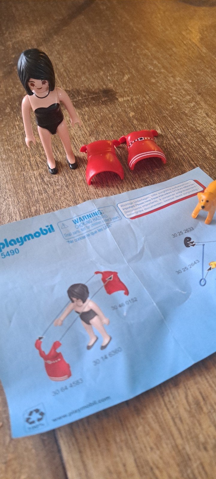 Playmobil 5490 mevrouw met wisselbare kleding & 2 honden, Complete set, Ophalen of Verzenden, Zo goed als nieuw, Figuren