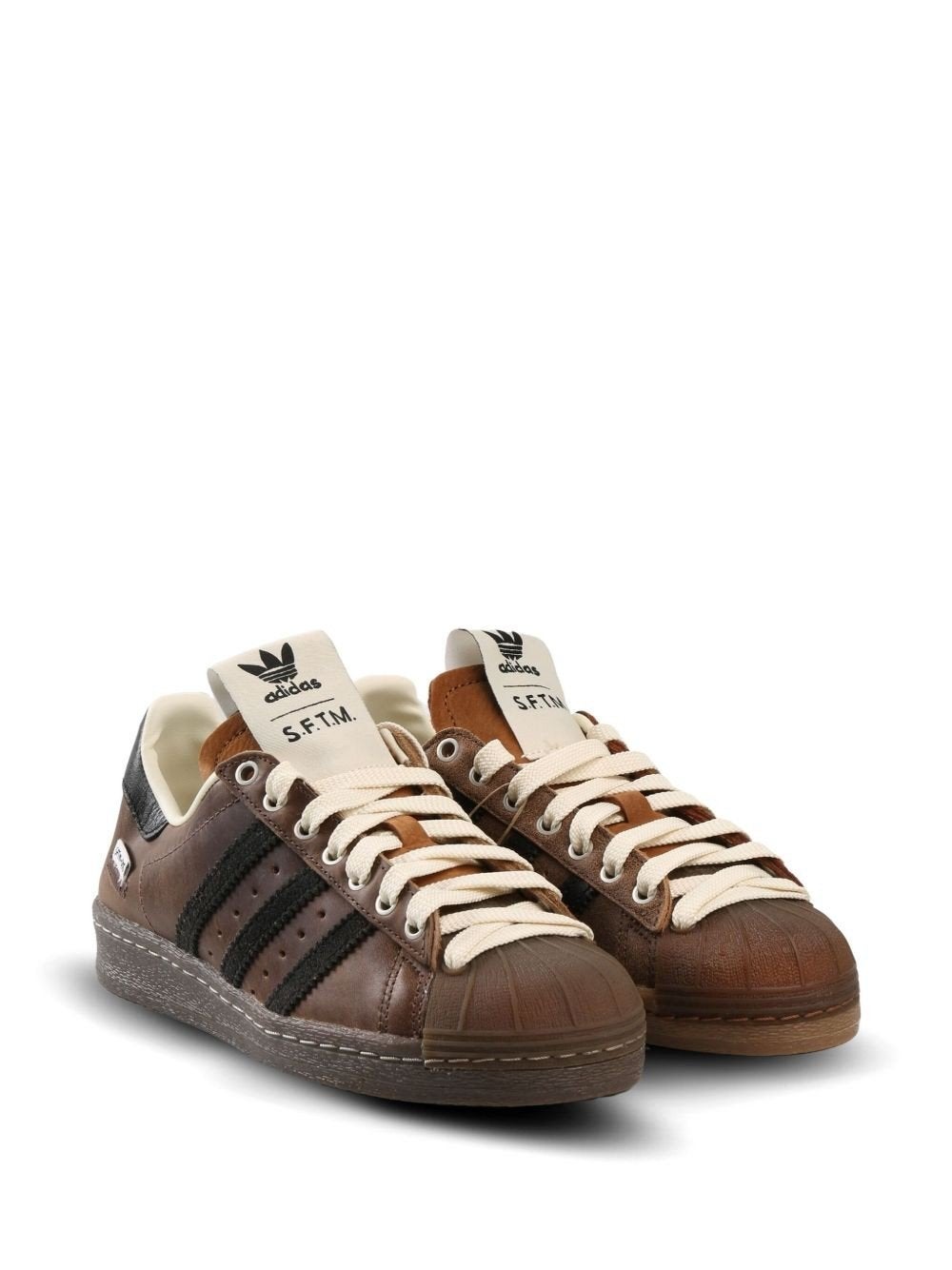 Adidas Superstar Limited Edition SFTM-005 maat 42.5 zgan, Bruin, Ophalen of Verzenden, Adidas, Sneakers of Gympen