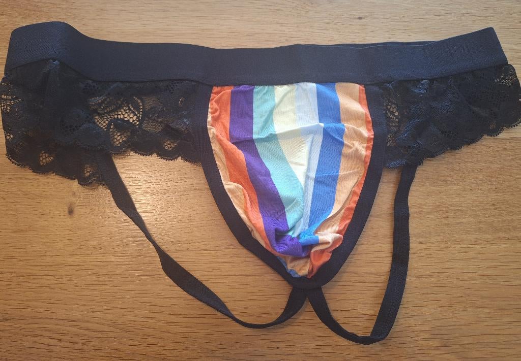 sexy heren jockstrap maat xl, Verzenden, Zwart, Overige typen