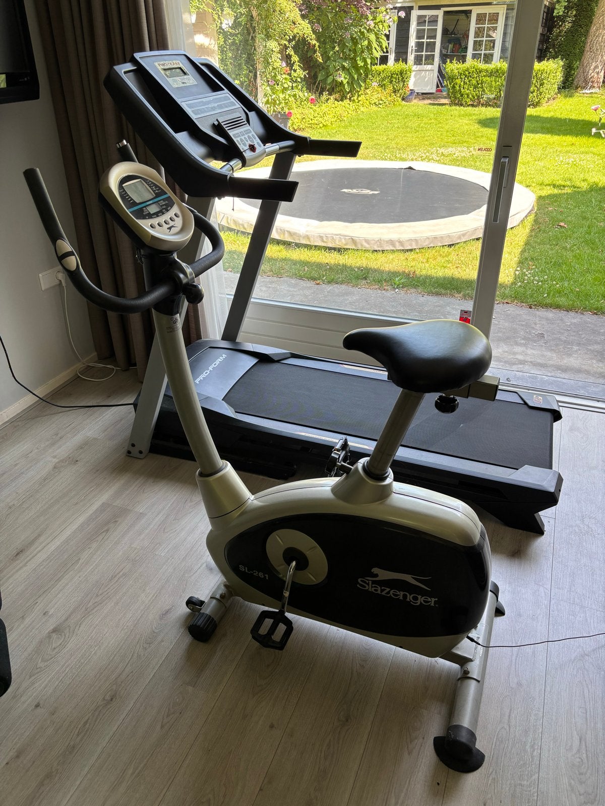 Slazenger SL-261 Hometrainer - goed werkende staat, Sport en Fitness, Ophalen, Gebruikt, Metaal, Benen