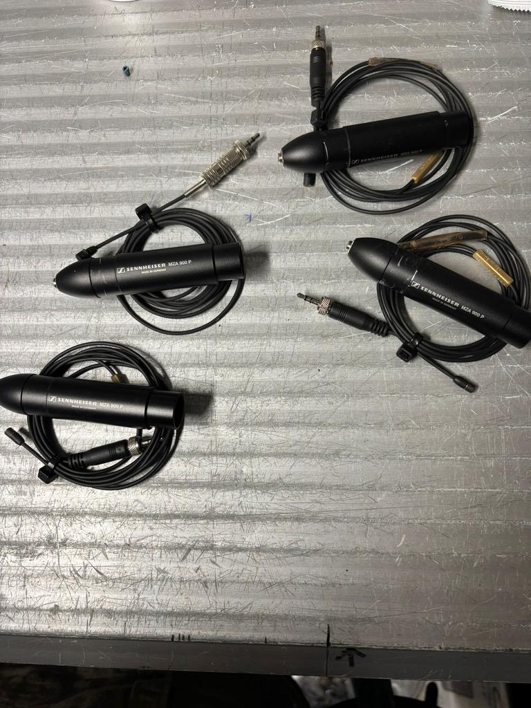 4x Sennheiser MZA 900P incl 4x sennheiser MKE 2 EW-3, Info@sennheiser.nl, 1234AB, Ophalen of Verzenden, Zangmicrofoon