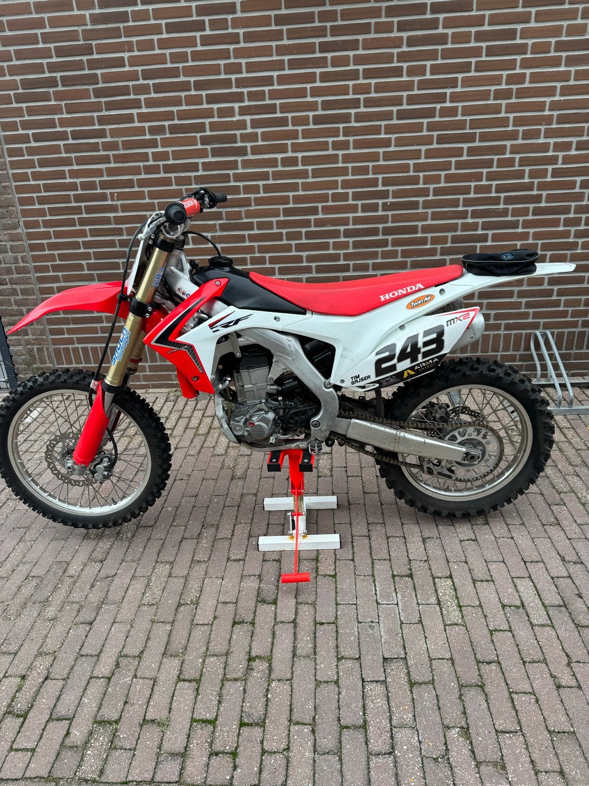 Honda Crossmotor CRF450 Klaar voor het circuit bj 2017, 450 cc, Gebruikt, Particulier, Crossmotor