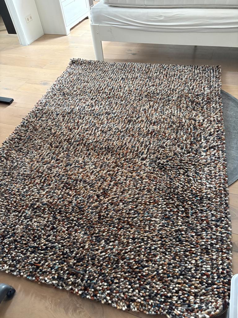 Brink & Campman Rocks Mix Vloerkleed 170x240 cm, Ophalen, Bruin, 150 tot 200 cm, 200 cm of meer