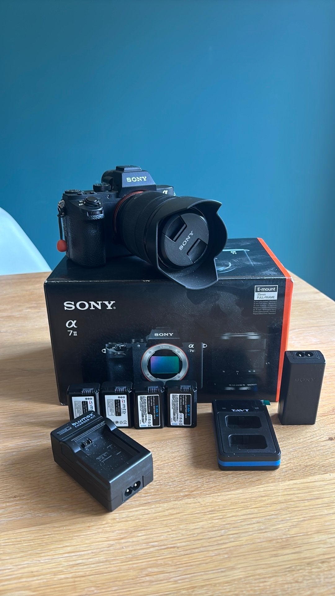 Sony A7 II met 28-70 F3.5-5.6, Audio, Tv en Foto, Kantelbaar/draaibaar scherm, Bodydop, Ophalen of Verzenden, Zo goed als nieuw