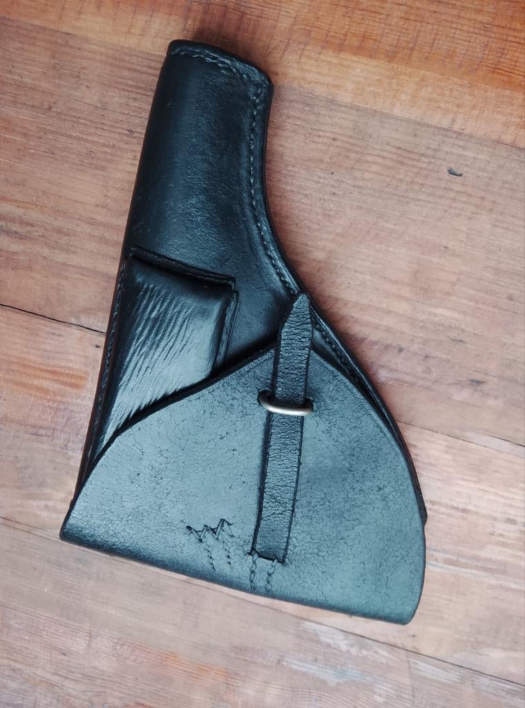 Onbekende 7.65mm holster met markering bruxel, Verzamelen, Militaria | Tweede Wereldoorlog, Ophalen of Verzenden, Nederland