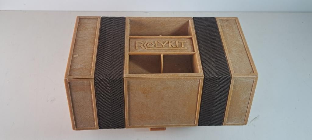 Vintage Rolykit opbergdoos, Hobby en Vrije tijd, Ophalen of Verzenden