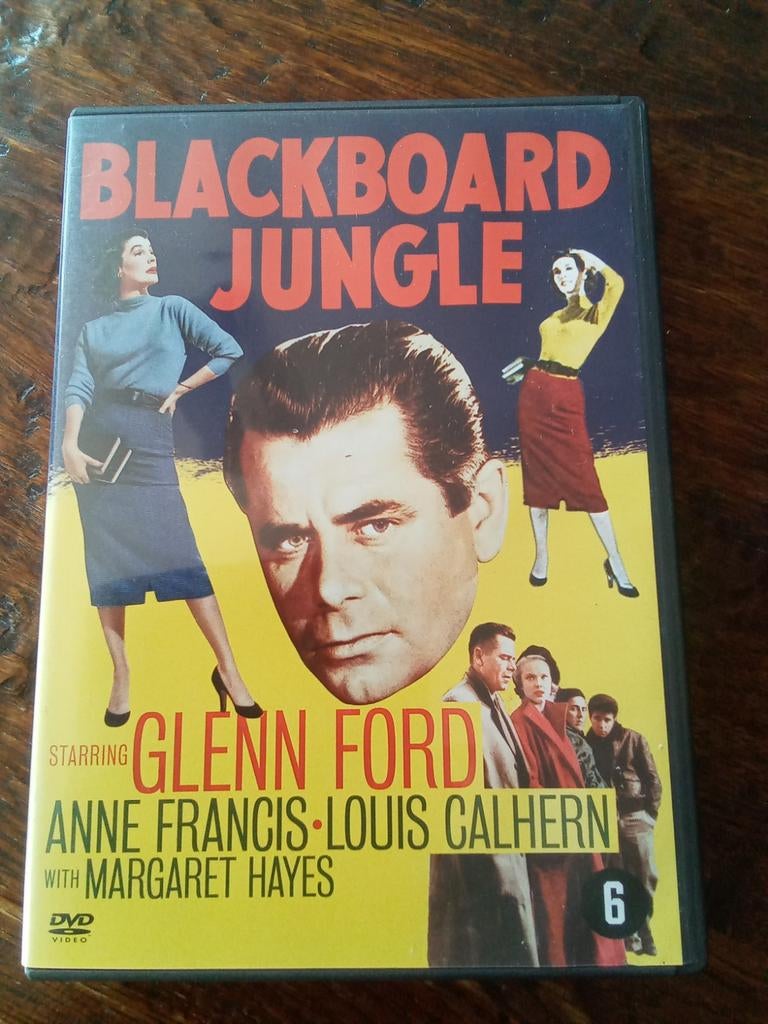 Blackboard Jungle film uit 1955 met Glenn Ford, Drama, Ophalen of Verzenden, Zo goed als nieuw, 1940 tot 1960