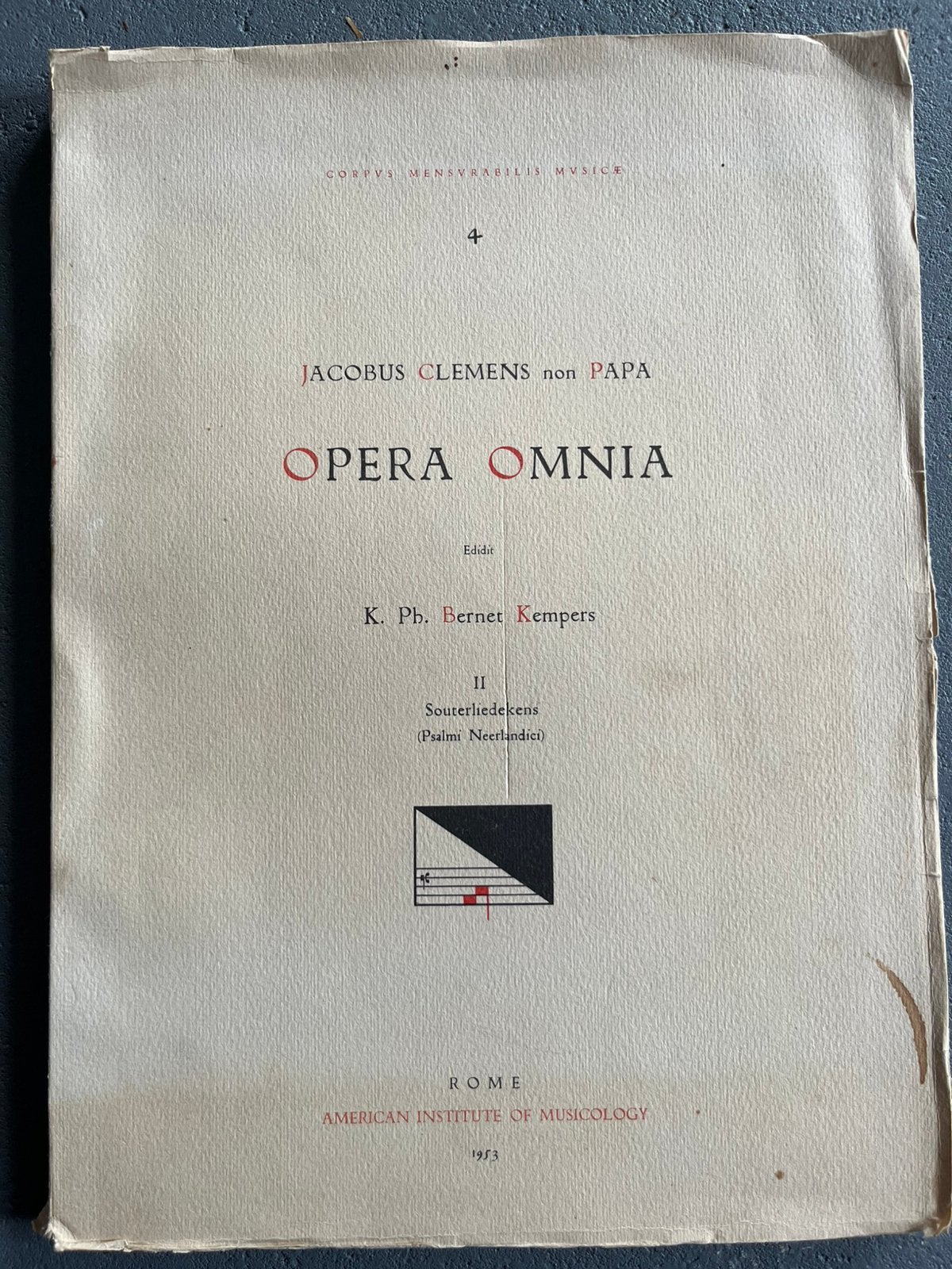 bladmuziek Souterliedekens Psalmen Jacob Clemens non Papa, Ophalen, Artiest of Componist, Religie en Gospel