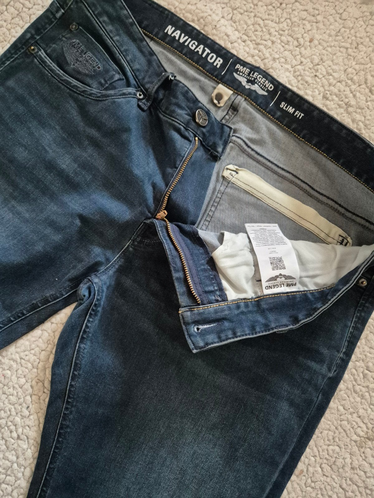 Pme Legend jeans spijkerbroek Navigator maat 38/34, W36 - W38 (confectie 52/54), ., Zo goed als nieuw, PME Legend