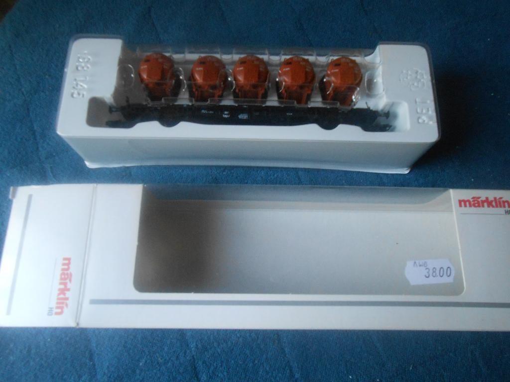 Märklin 47673 Zwitserland SBB containerwagon met 5, Wisselstroom, Ophalen of Verzenden, Märklin, Nieuw