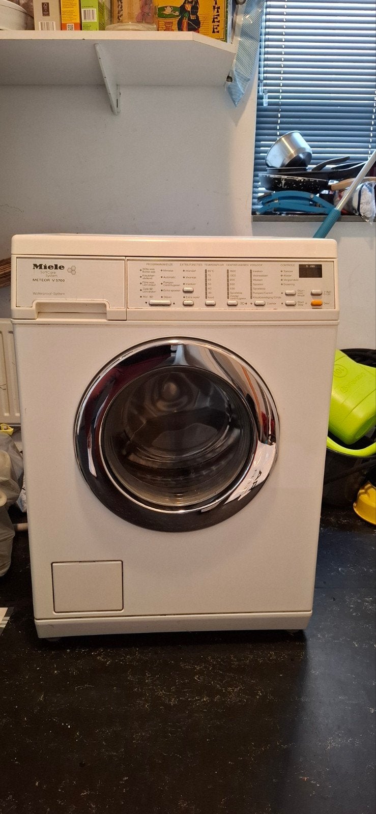 Miele wasmachine, Ophalen, 1200 tot 1600 toeren, Gebruikt, Voorlader