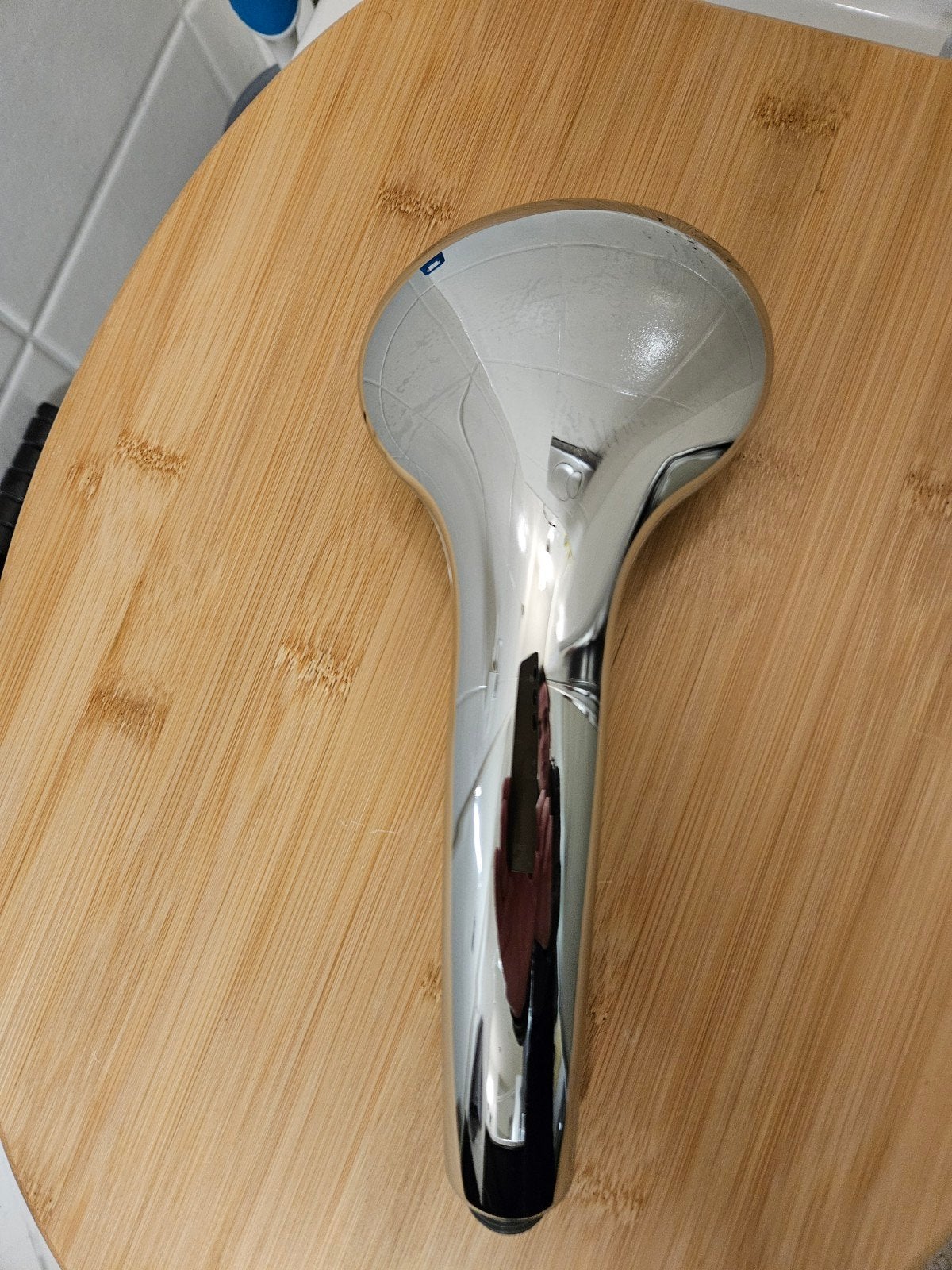 Atlantic douchekop Elias ø10cm 6 standen, Ophalen of Verzenden, Zo goed als nieuw, Chroom, Douche