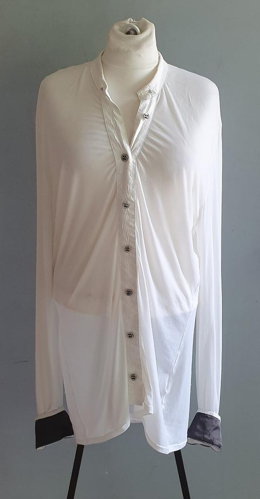 Marccain blouse, Kleding | Dames, Blouses en Tunieken, Ophalen of Verzenden, Zo goed als nieuw, Maat 42/44 (L), Wit
