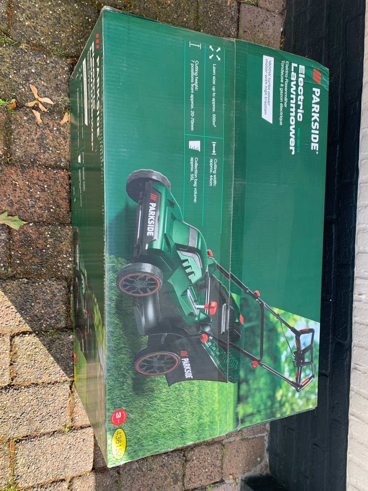 Nieuwe Parkside Electr Grasmaaier 1800 Turbo, Ophalen, Zo goed als nieuw