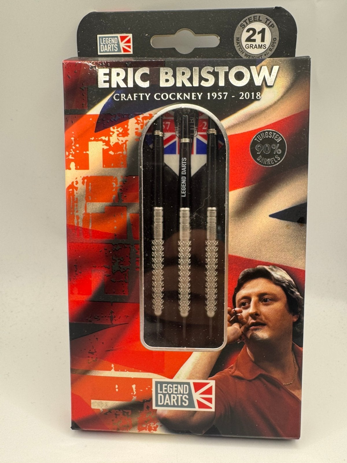 Legend Darts Eric Bristow Crafty Cockney 21 Gram Dartpijlen, Ophalen of Verzenden, Zo goed als nieuw, Nvt, Pijlen