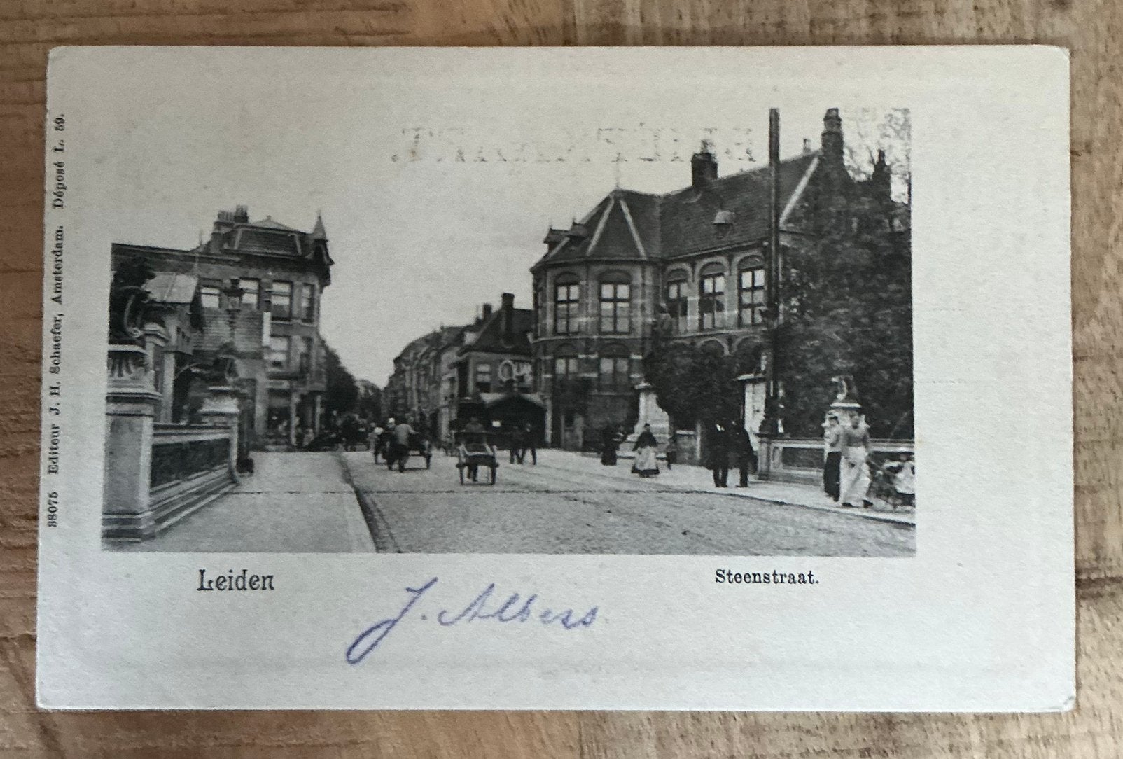 Ansichtkaarten Leiden, Verzenden, Zuid-Holland