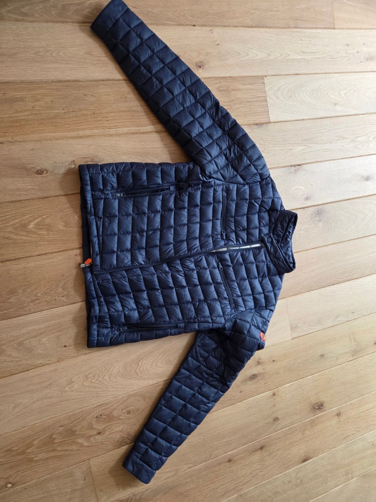 Save the Duck heren jas XXL donkerblauw / paarsblauw, Ophalen of Verzenden, Zo goed als nieuw