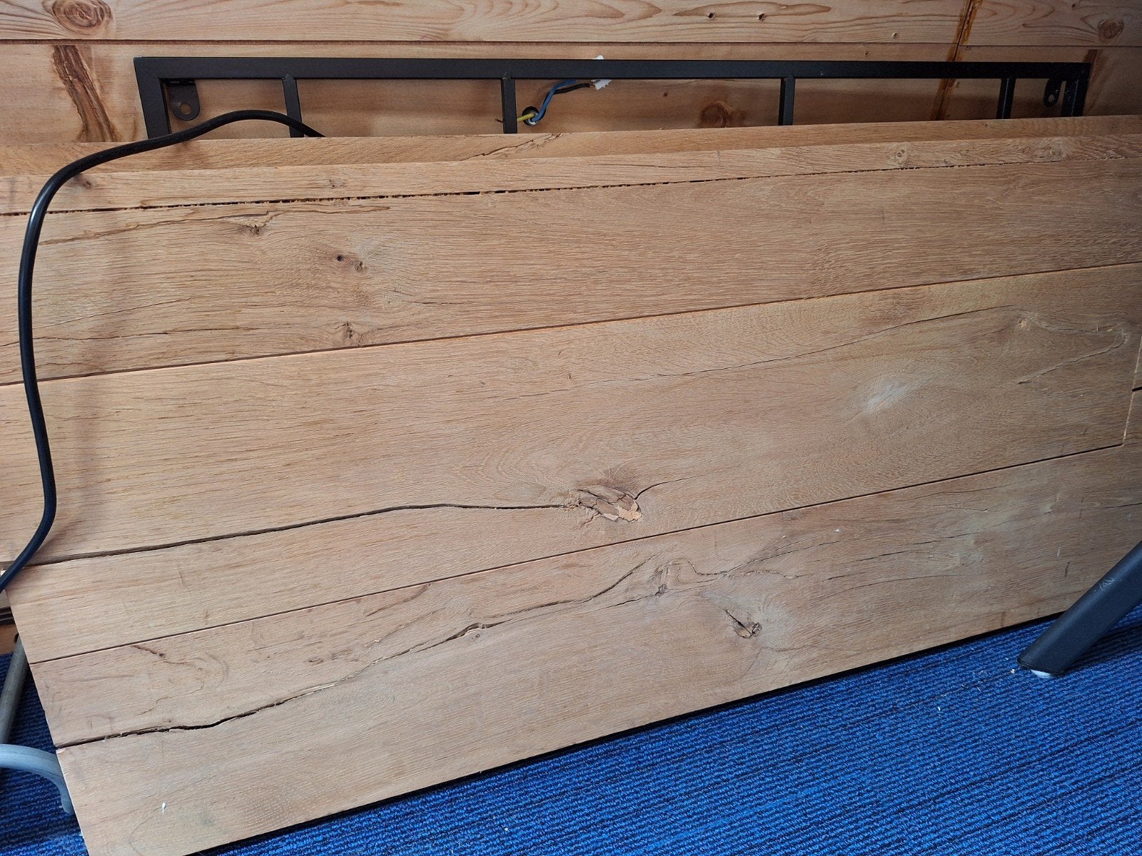 Eiken houten planken / panelen, Doe-het-zelf en Verbouw, Hout en Planken, Ophalen, 25 tot 50 mm, Eiken, Plank
