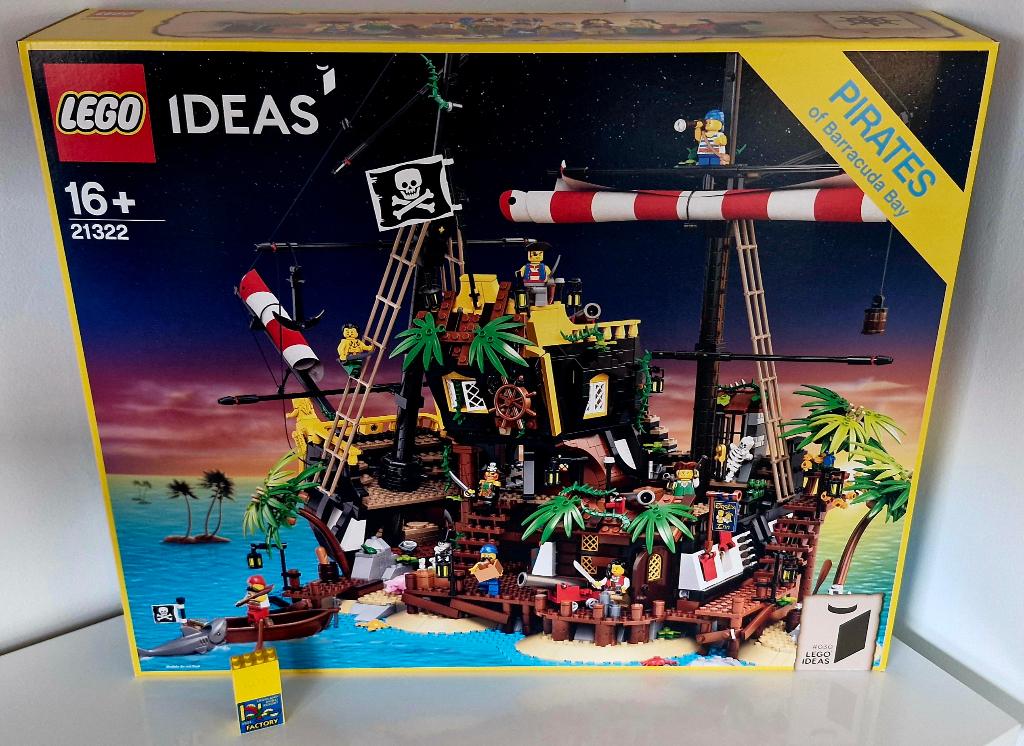 Lego 21322 Piraten van Barracuda Baai, Lego, Nieuw, Complete set, Compleet