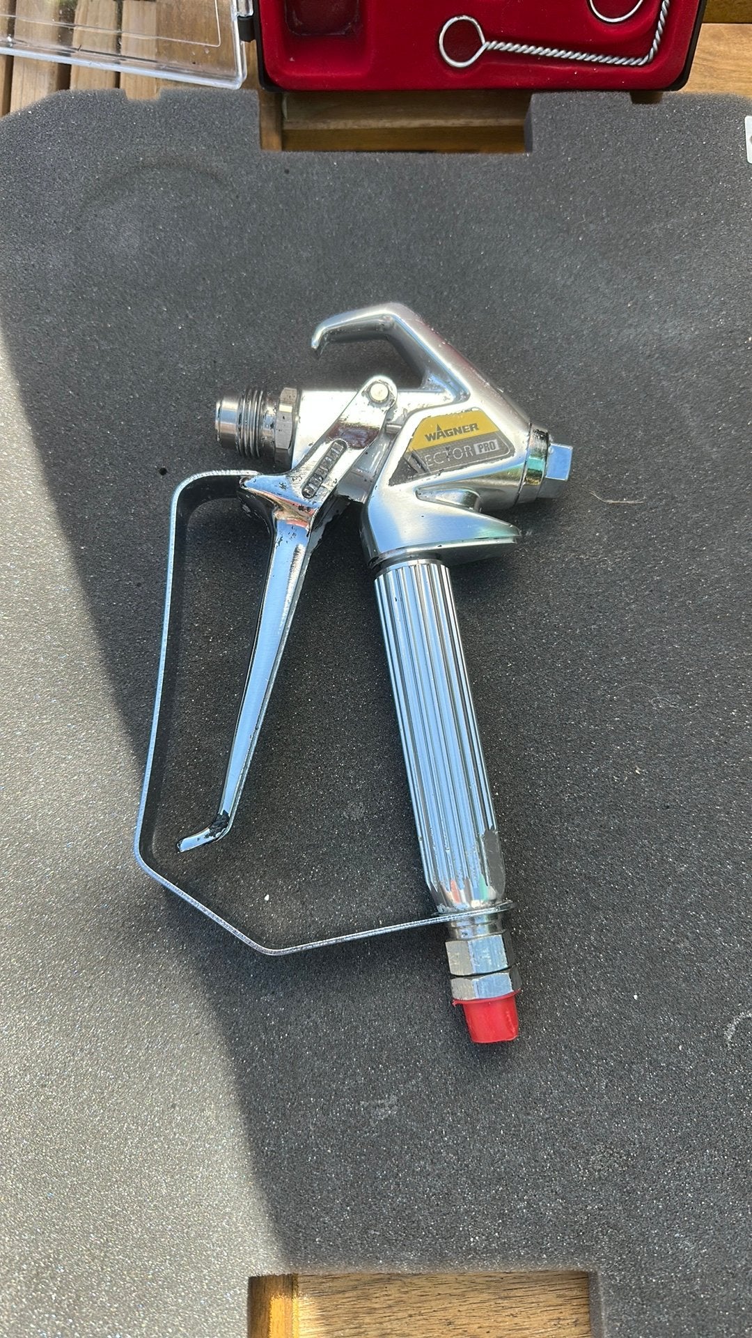 Wagner Vector Pro Spray Gun te koop aangeboden, Doe-het-zelf en Verbouw, Ophalen of Verzenden, Zo goed als nieuw, Verfspuit of Verfpomp