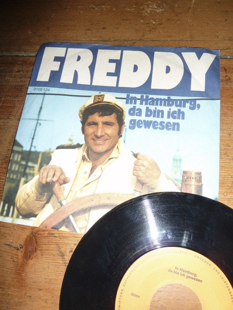 single FREDDY in hamburg da bin ich gewesen 1970 PROMO, Cd's en Dvd's, Vinyl Singles, Gebruikt, Pop, Ophalen of Verzenden