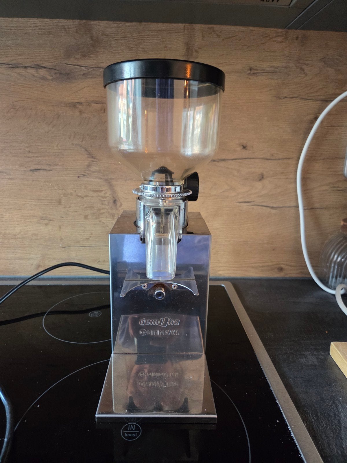 Demoka Minimoka koffiemolen - Zo goed als nieuw, Ophalen, Overige modellen, Koffiebonen