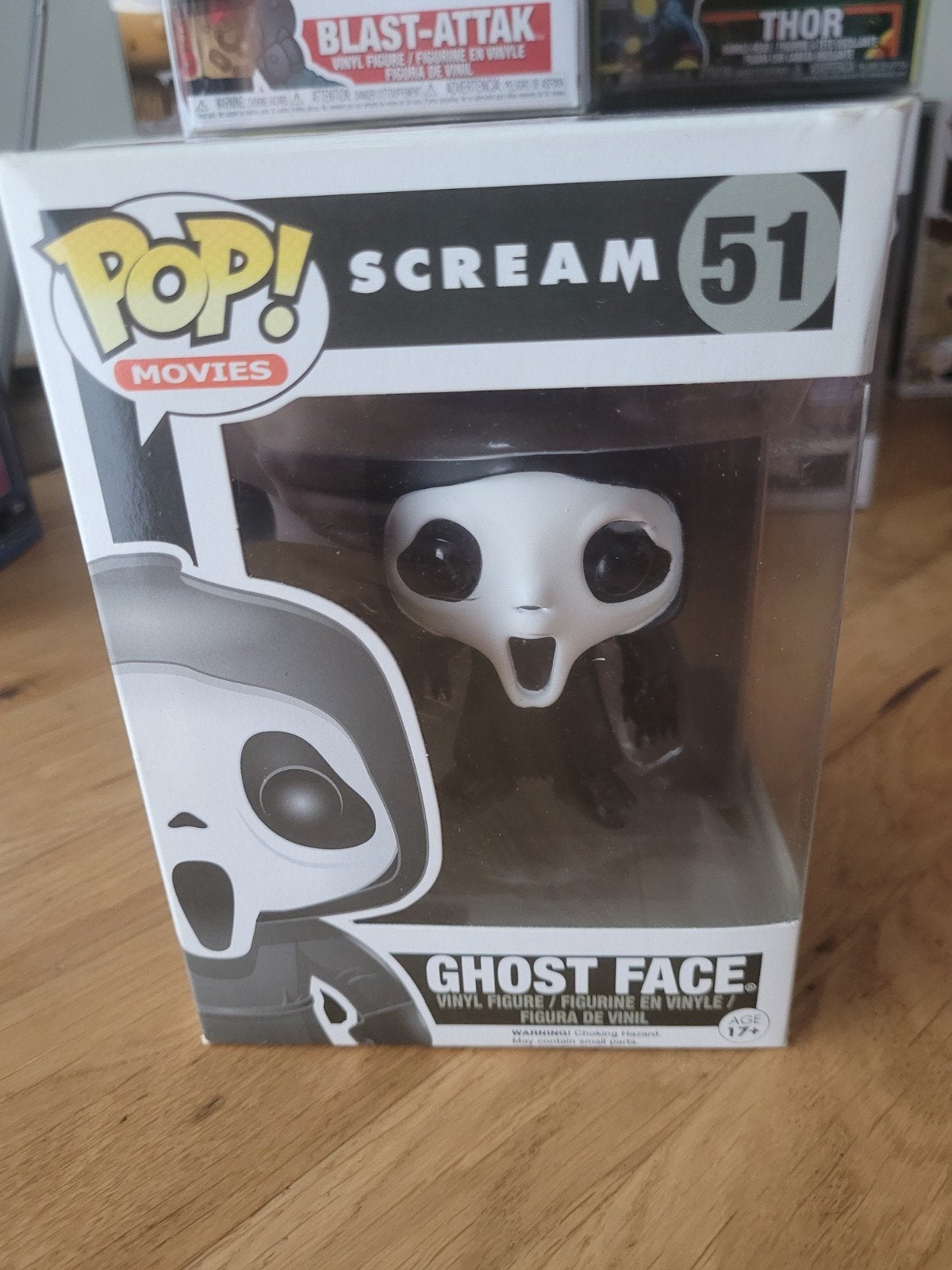 Funko Pop! Scream Ghost Face #51 (licht beschadigde doos), Kinderen en Baby's, Speelgoed | Actiefiguren, Gebruikt, Ophalen of Verzenden
