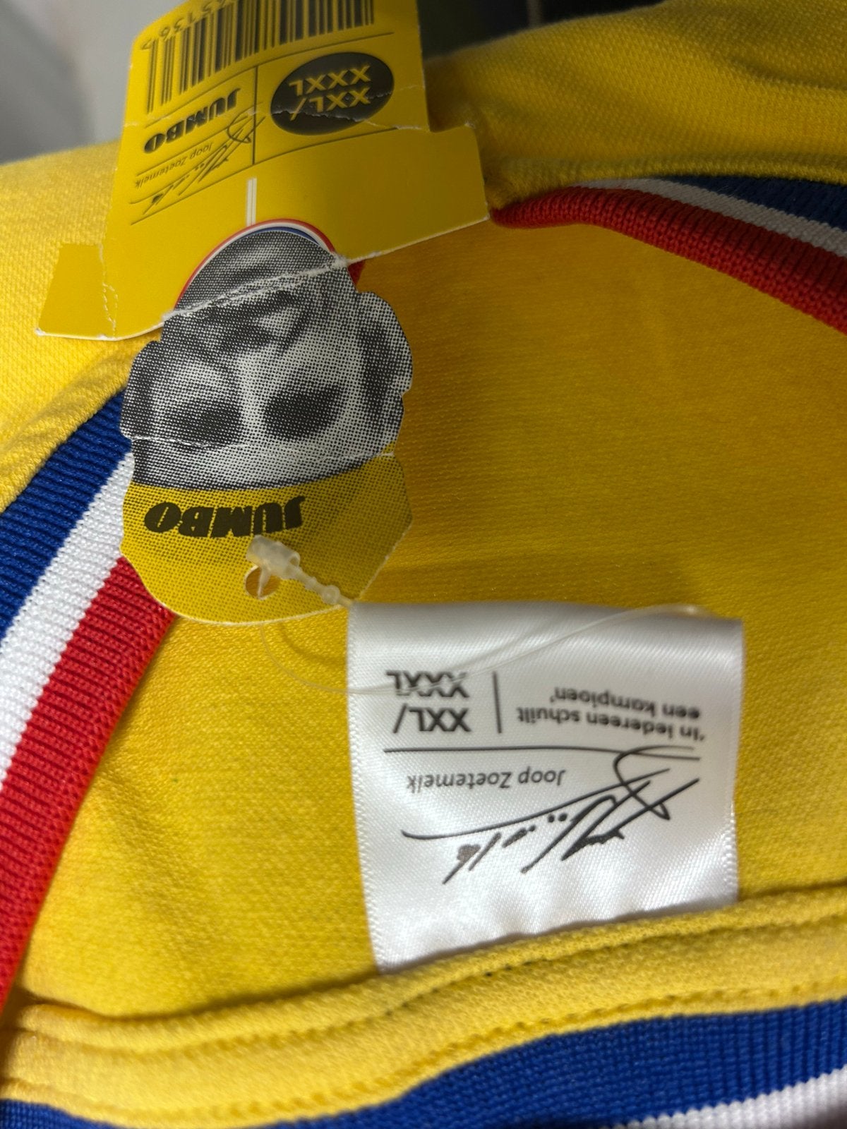 Team Lotto NL Jumbo wielershirt - Joop Zoetemelk, Ophalen, Nieuw, Overige maten, Geel