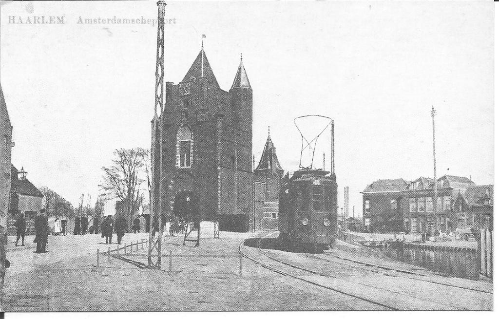 Haarlem Amsterdamschepoort., Verzamelen, Ansichtkaarten | Nederland, Ophalen of Verzenden, 1960 tot 1980, Ongelopen, Noord-Holland