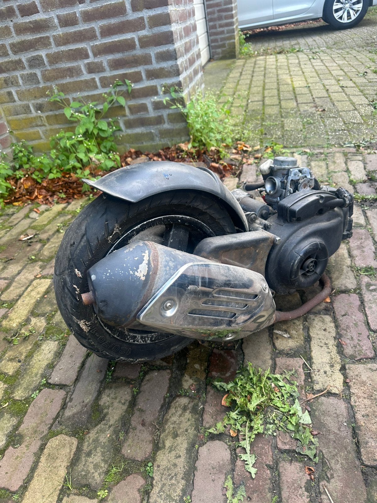 Conplete vespa 50cc 4takt 4v motorblok, Ophalen, Zo goed als nieuw, Blok, Vespa