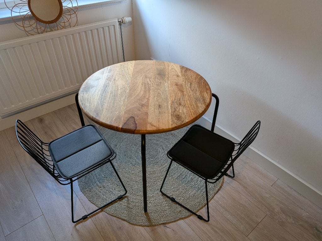 KidsDepot Circle kindertafel + 2 stuks stoelen Hippy, Ophalen, Zo goed als nieuw, Tafel(s) en Stoel(en)