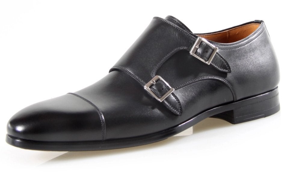 Magnanni Dubbele Gesp - Maat 40 - incl. schoenspanners, Ophalen, Zwart, Gespschoenen, Magnanni