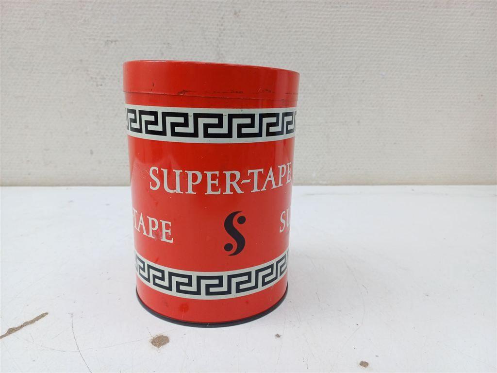 Super-tape bewaarblik 39764, Verzamelen, Blikken, Gebruikt, Koek(jes), Ophalen of Verzenden