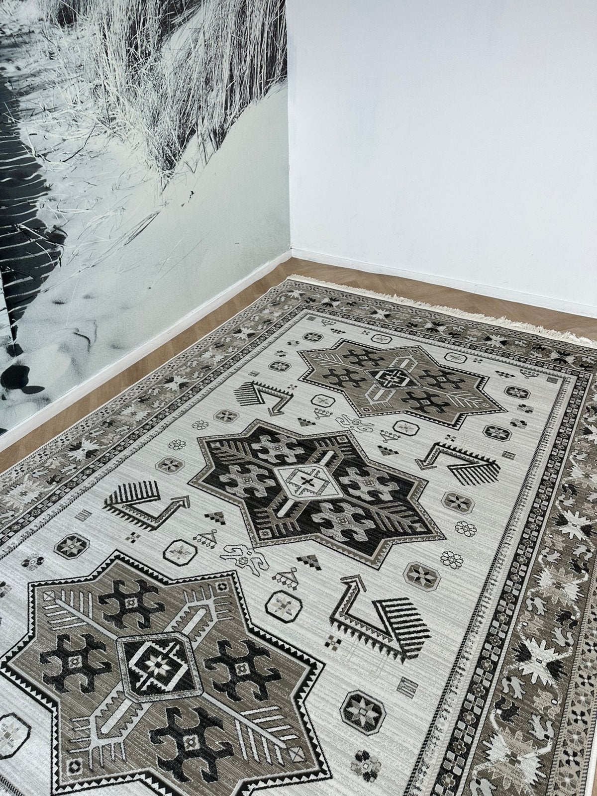 Brinker Classic cream 185/275, Ophalen of Verzenden, 200 cm of meer, Rechthoekig, Nieuw