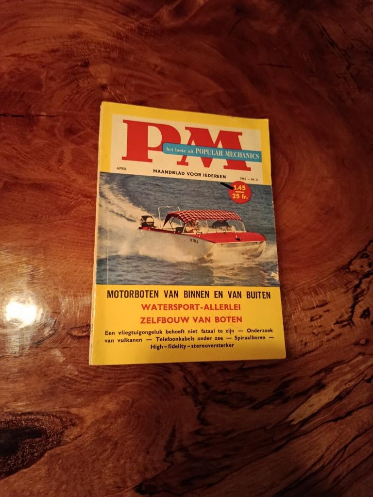Popular Mechanics - April 1961 - Goede staat, Ophalen of Verzenden, Gelezen, Overige typen