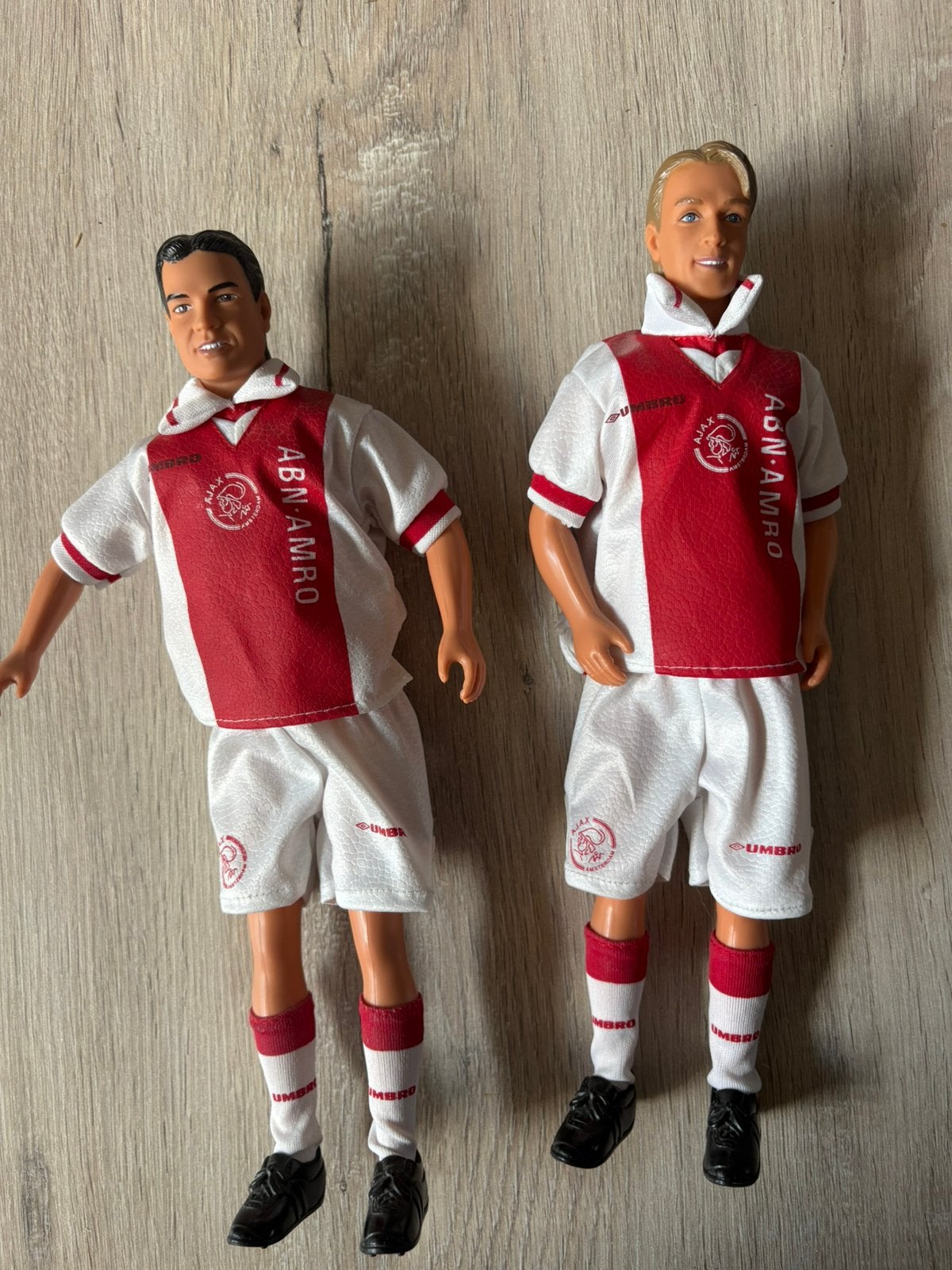 2 Voetbal poppen ( Ajax), Ophalen of Verzenden, Zo goed als nieuw