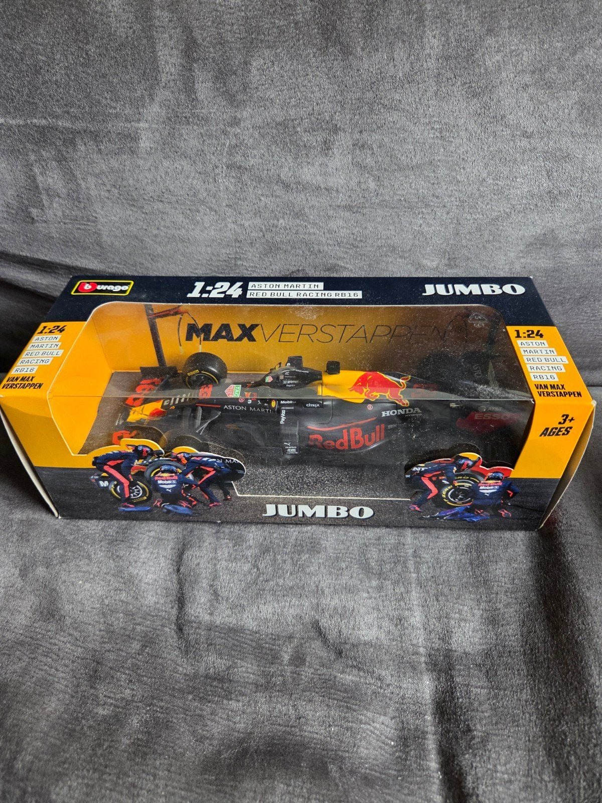 Max Verstappen Red Bull Racing RB16 1:24 schaalmodel, Ophalen, Nieuw, Auto, Overige merken
