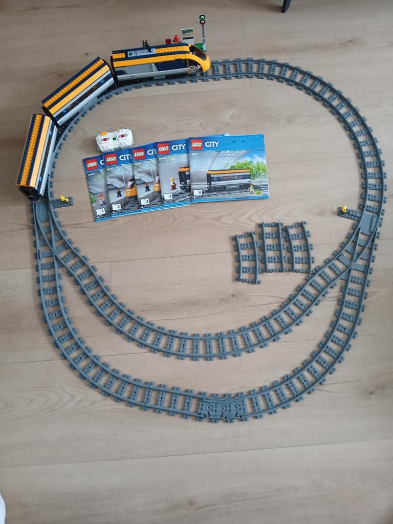 Lego City Passagierstrein 60197 met extra rails, Ophalen, City, Compleet, Lego
