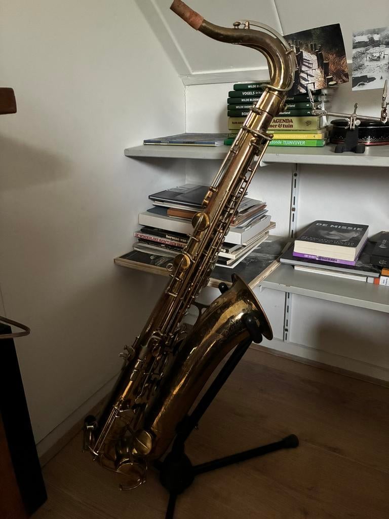 MARTIN vintage tenorsax optima forma!, Muziek en Instrumenten, Blaasinstrumenten | Saxofoons, Ophalen, Gebruikt, Tenor, Met koffer