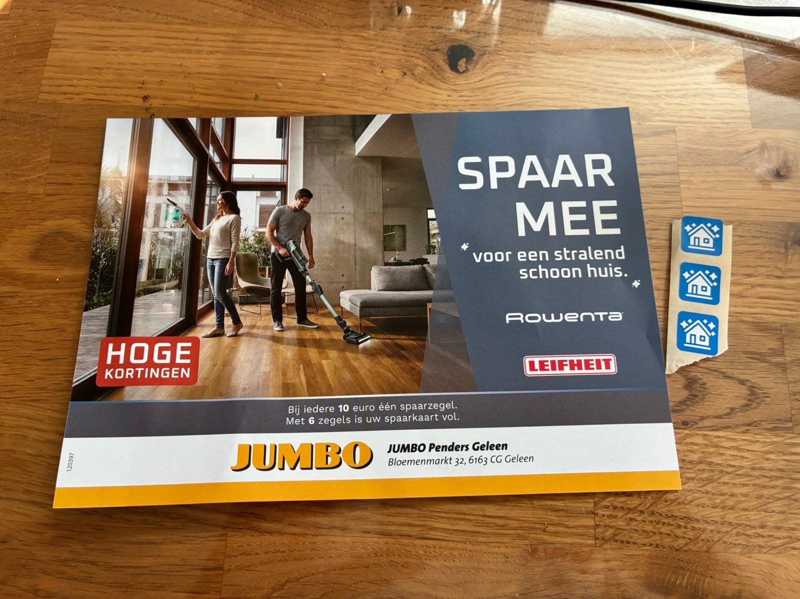 Jumbo zegels Leifheit en Rowenta 3 stuks, Verzamelen, Supermarktacties, Jumbo, Ophalen of Verzenden