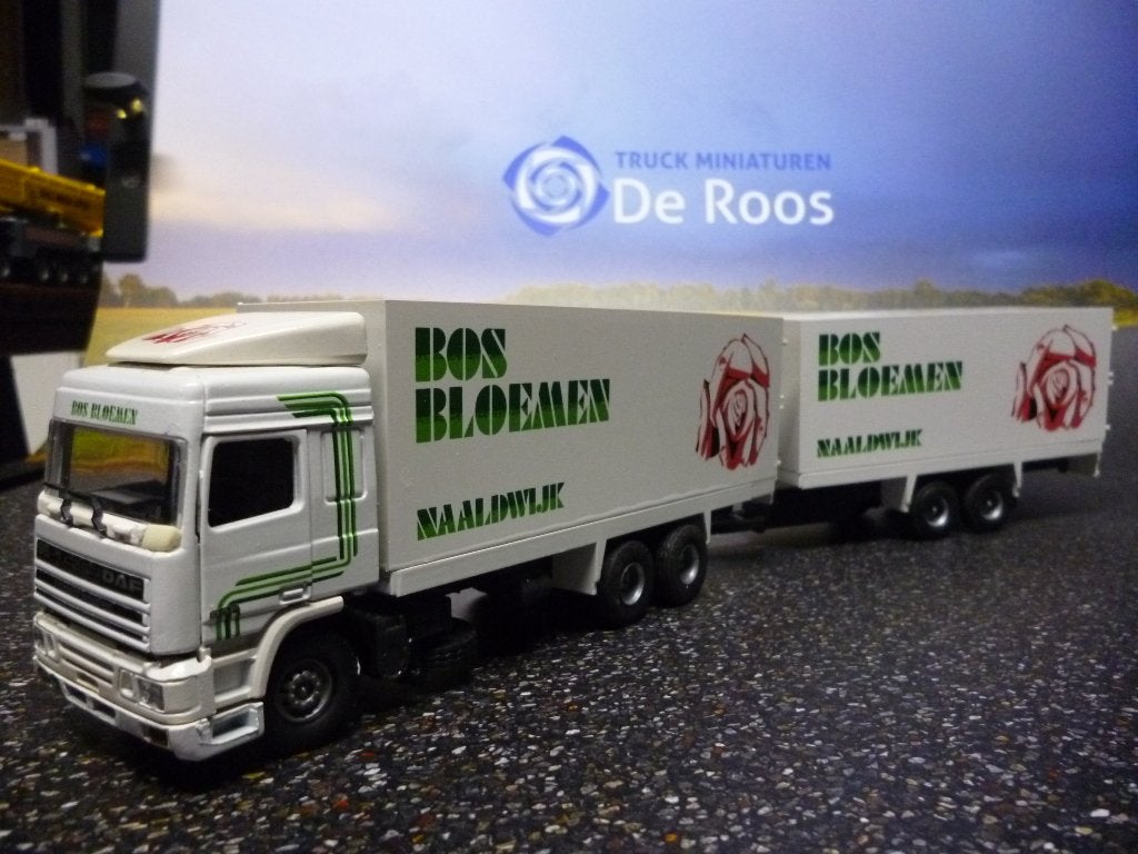 Tekno DAF 95 XF combi Bos bloemen, Ophalen of Verzenden, Zo goed als nieuw, Bus of Vrachtwagen, Tekno
