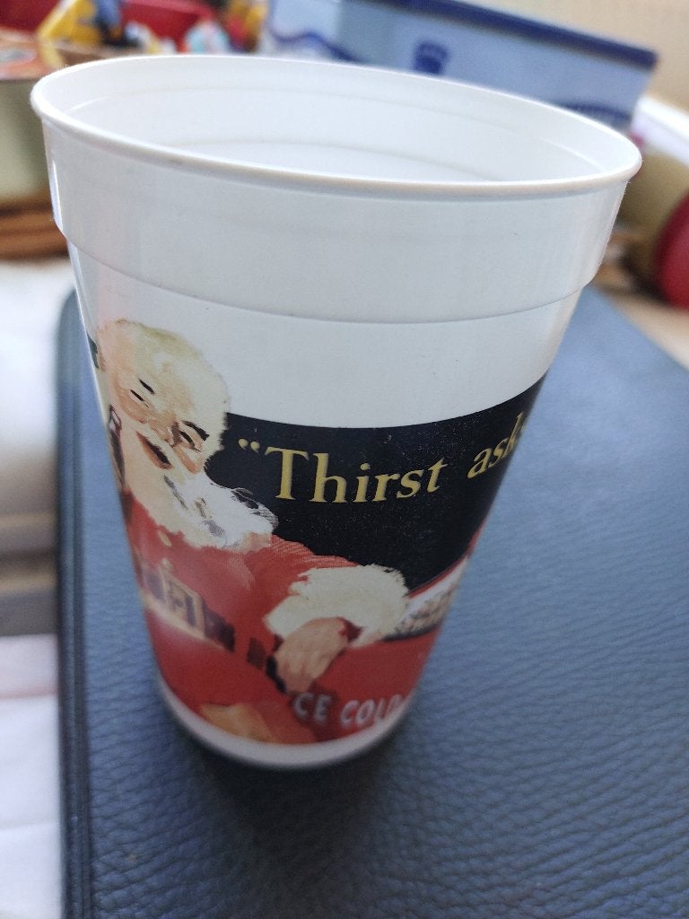 Coca-Cola beker, Ophalen of Verzenden, Zo goed als nieuw, Gebruiksvoorwerp