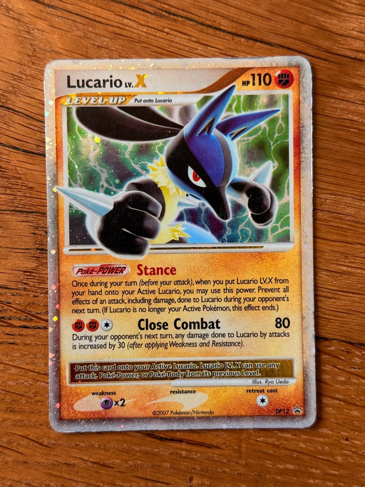 Lucario LV.X DP12 Promo, Ophalen of Verzenden, Zo goed als nieuw
