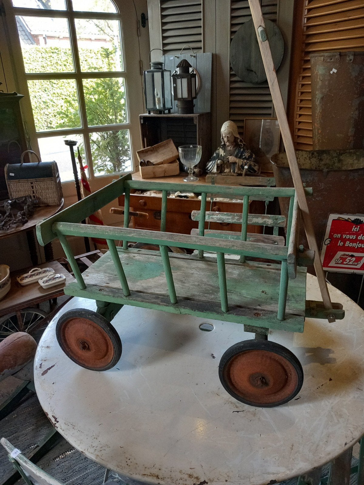 oud frans bolderwagentje, Antiek en Kunst, Curiosa en Brocante, Ophalen