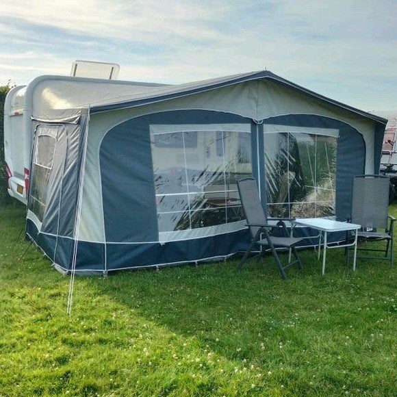 Hobby Excellent 460 LU (2013) met 2 voortenten en mover, Caravans en Kamperen, Caravans, Rondzit, Hobby, Mover, Particulier