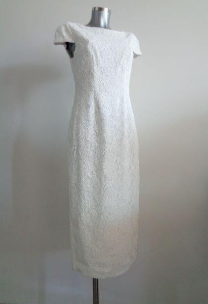Duurzame mode, maxi jurk, wit, designer Monique Collignon, Kleding | Dames, Jurken, Nieuw, Maat 36 (S), Wit, Onder de knie, Ophalen of Verzenden